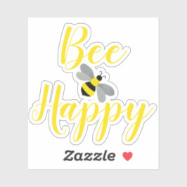 Wees blij Bumble Bee | Custom Cut Vinyl Sticker