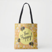Wees blij! Bumblebijen Tote Bag (Voorkant)