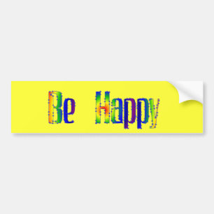 Wees blij bumpersticker