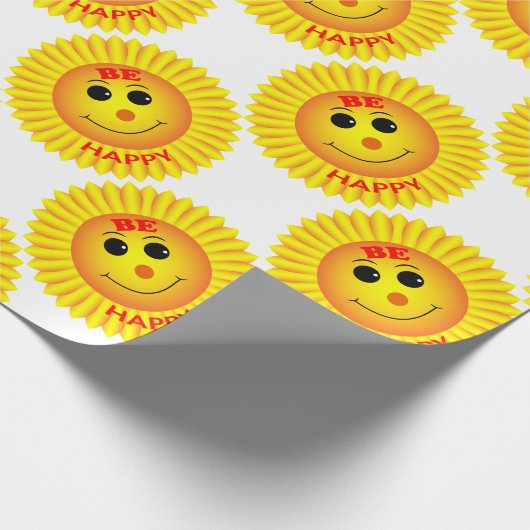 Wees blij cadeaupapier (Hoek)