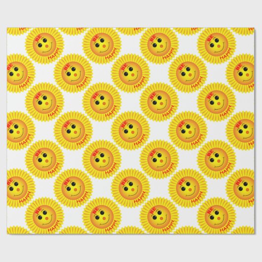 Wees blij cadeaupapier (Vlak)