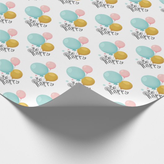 Wees blij cadeaupapier (Hoek)