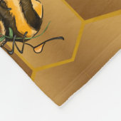 Wees blij! Cute Honey Bee Fleece Deken (Hoek)