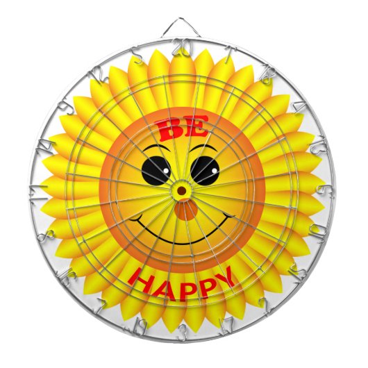 Wees blij dartbord (Voorkant)