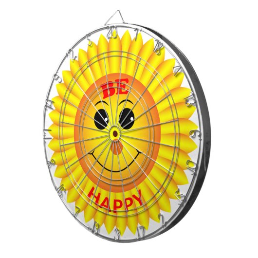 Wees blij dartbord (Voorkant Rechts)