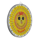 Wees blij dartbord (Voorkant Links)