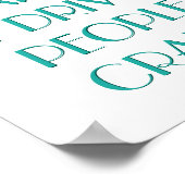 Wees blij dat het mensen Motivatie Poster van de m (Hoek)