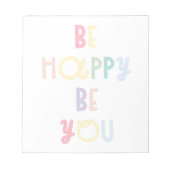 Wees blij dat je bent notitieblok (Voorkant)