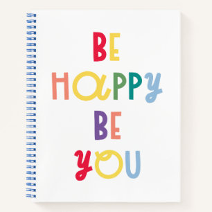 Wees blij dat je bent notitieboek