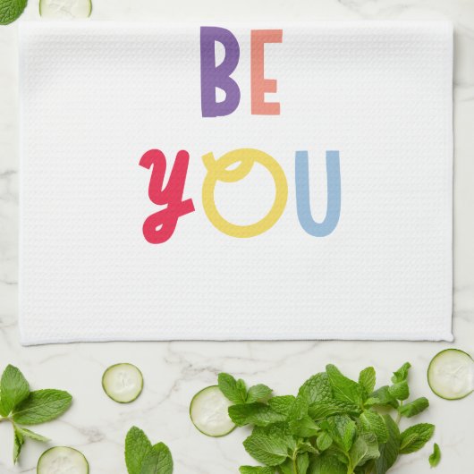 Wees blij dat je bent theedoek (Gevouwen)