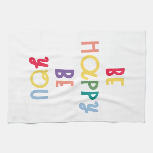 Wees blij dat je bent theedoek (Horizontaal)