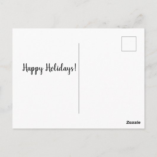 Wees blij dat je helder bent, wees positief en fee briefkaart (Achterkant)