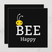 Wees blij dat je jezelf bent | Funny Bee Lover Gif Feestdagenkaart (Voorkant / Achterkant)