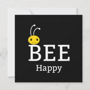 Wees blij dat je jezelf bent   Funny Bee Lover Gif Feestdagenkaart
