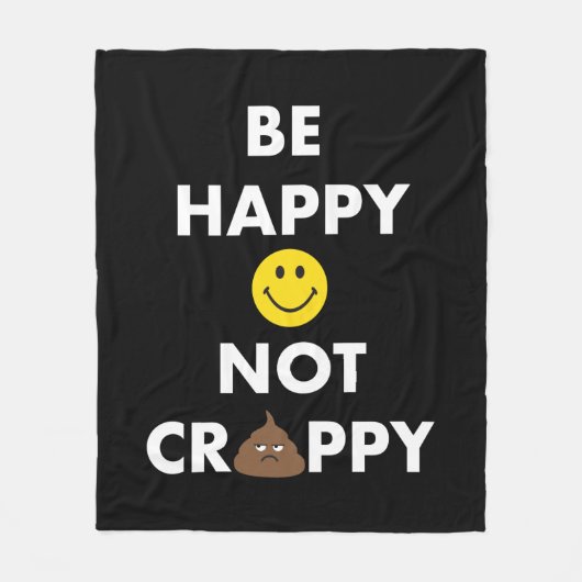 Wees blij dat u geen verkapte griekbank hebt fleece deken (Voorkant)