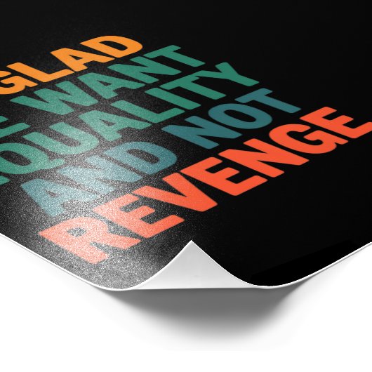 Wees blij dat we gelijkheid willen en geen wraakre foto afdruk (Hoek)