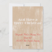 Wees blij. Draag Vakantiekaart Feestdagenkaart (Achterkant)