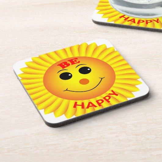 Wees blij drankjes onderzetter (Linkerzijde)