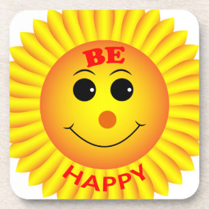 Wees blij drankjes onderzetter