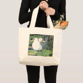 Wees blij Duck Grote Tote Bag (Voorkant (product))