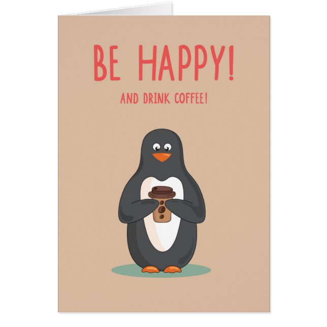 Wees blij en Drink koffie (Voorkant)