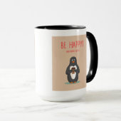 Wees blij en Drink koffie Mok (Voorkant rechts)