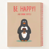 Wees blij en Drink koffie Notitieboek (Achterkant)