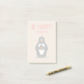 Wees blij en Drink koffie Post-it® Notes (Op bureau)