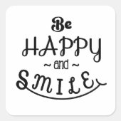 Wees blij en lach – Positivity Sticker Design (Voorkant)