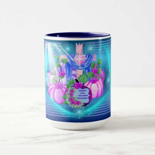 Wees blij en wees dankbaar voor de dagelijkse Mok (Midden)