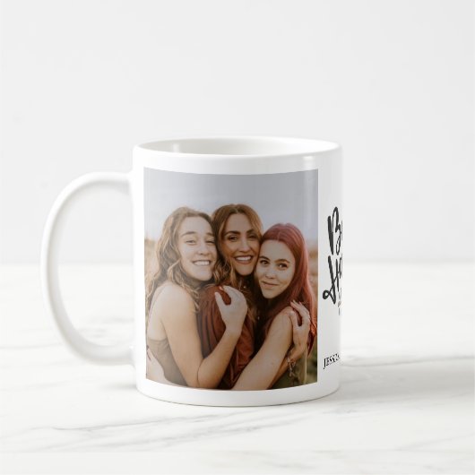 "Wees blij" Foto Mok (Links)