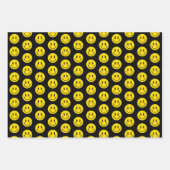 Wees blij Grinning Face Grappig Elke achtergrondkl Inpakpapier Vel (Voorkant)