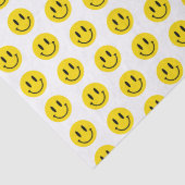 Wees blij Grinning Face Grappig Elke achtergrondkl Tissuepapier (Detail)