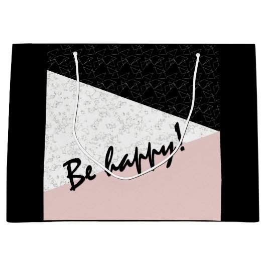 Wees blij! groot cadeauzakje (Voorkant)