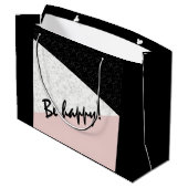 Wees blij! groot cadeauzakje (Achterkant Gekanteld)