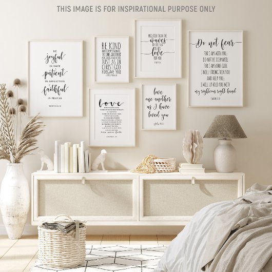 Wees blij in Hope Patient, Romans 12:12 Poster