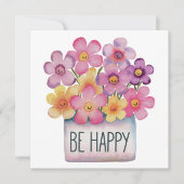 Wees blij kaart (Voorkant)