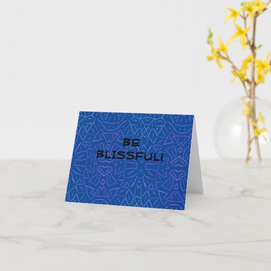 Wees blij! kaart (Gele Bloem)