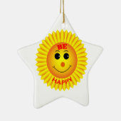 Wees blij keramisch ornament (Rechts)