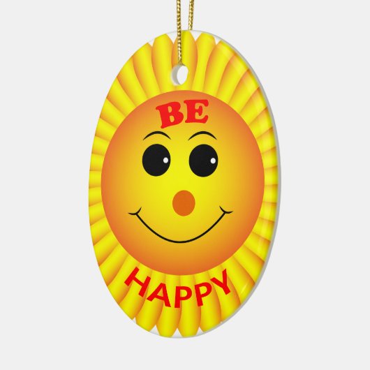 Wees blij keramisch ornament (Links)