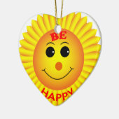 Wees blij keramisch ornament (Links)