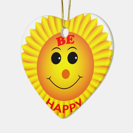 Wees blij keramisch ornament (Links)