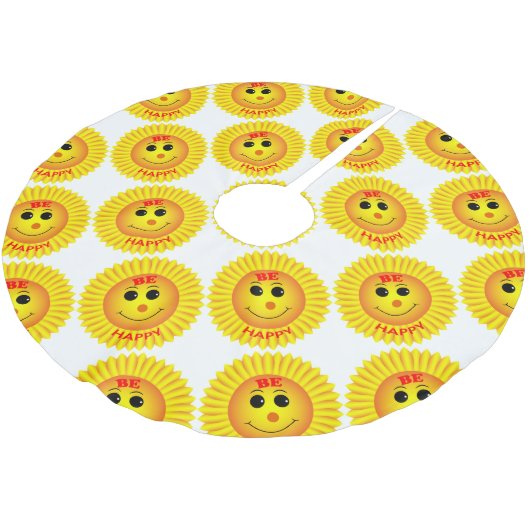 Wees blij kerstboom rok (Gekanteld)