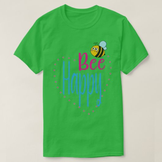 Wees blij Kinder Schattigee bij T-shirt (Design voorkant)