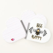 Wees blij |  Kleuren Honingbij Notitieboek (Binnen)