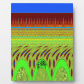 Wees blij Kleurrijke Polka Dot Motief Gift Fotoplaat (Voorkant)