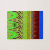 Wees blij Kleurrijke Polka Dot Motief Gift Legpuzzel (Horizontaal)