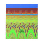 Wees blij Kleurrijke Polka Dot Motief Gift Notitieblok (Voorkant)