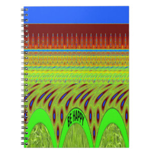 Wees blij Kleurrijke Polka Dot Motief Gift Notitieboek