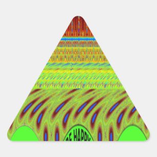 Wees blij Kleurrijke Polka Dot Motief Gift Sticker